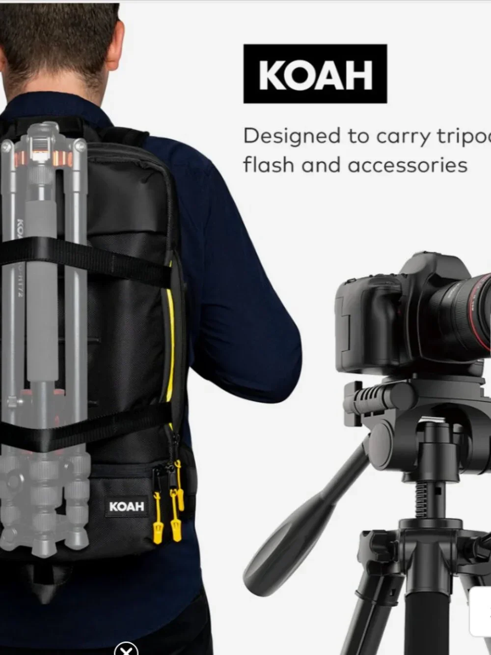Koah Stillwell Avant-Garde Rover Camera Backpack